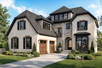 do 3d interior, exterior design, landscape, backyard design, 3d rendering