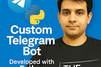build a custom telegram chatbot using python for automation