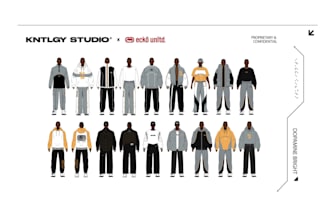 create menswear techpacks, cads for streetwear, activewear and apparel