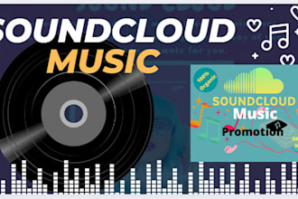 do soundcloud album promotion, soundcloud music track promotion