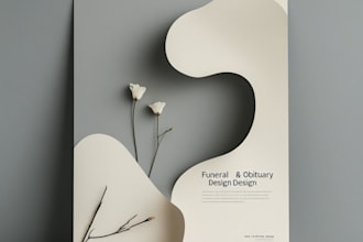 design funeral programmes obituaries in five hours