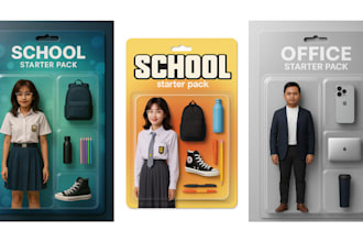 turn your photo into a custom action figure toy packaging