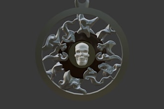 make a pendant for 3d printing