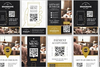 design stylish spanish restaurant menu or qr menu for your tapas bar