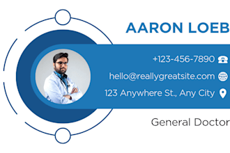 design a professional and modern business card