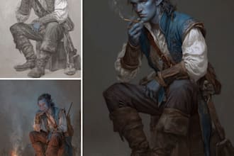 dnd character art and dnd character art