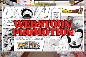 promote webtoon comic lezhin voyceme webcomic viral manga tapas  promotion