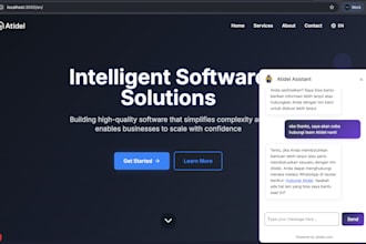 a custom ai chatbot with openai and analytics dashboard