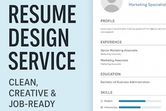 design a professional and modern resume using canva