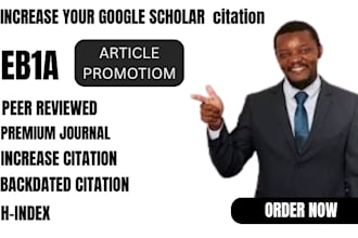 build strong eb1 eb1a research profile writing publish articles