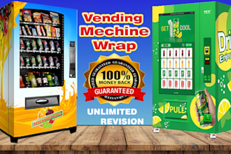 design branding vending machine wrap design atm machine wrap