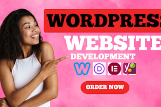 design wordpress website redesign wordpress membership website elementor website