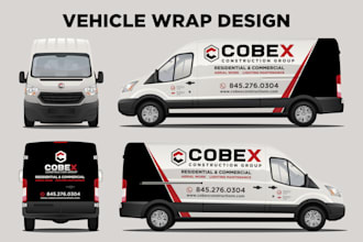 create vehicle wrap design, van wrap design, vehicle wrap, van wrap, car wrap