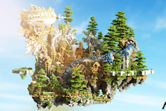 make a custom minecraft lobby or hub in your budget