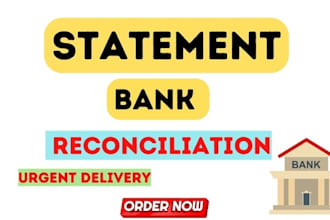 reeconcile bank statement PDF to editable format, CSV, google sheets