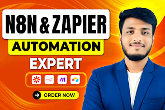 be your zapier automation, n8n automation, n8n workflow and n8n ai agent expert