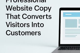 write website content that converts visitors into customers