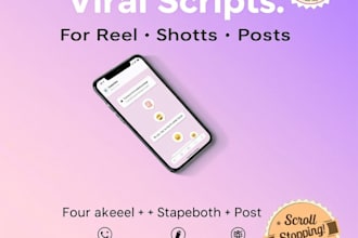 write catchy social media captions and scripts for your brand