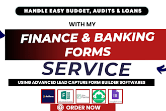setup finance form banking form sales pipeline secure loan application zoho form