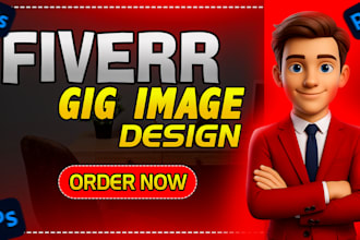 create fiverr gig picture or gig thumbnail image cover
