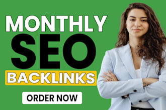 provide monthly SEO for small business to improve google ranking