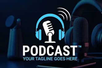 design podcast cover, podcast artwork or podcast logo