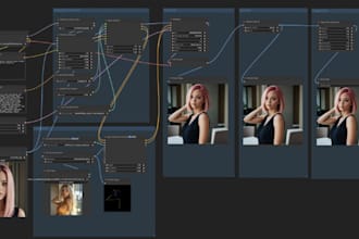 make a custom ai influencer lora with comfyui workflow nsfw sfw nodes ai images