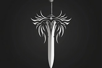 design unique 3d medieval, fantasy, rpg, mmorpg game logo