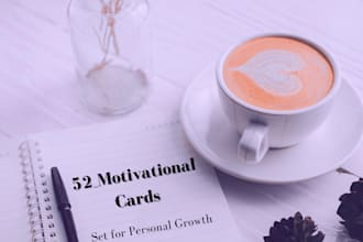 52 printable motivational cards with bonus gifts