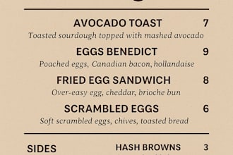 create unique and tasty bread and egg menu ideas for your food business