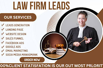 generate law firm leads lawyer leads fb ads google ads law firm website smm