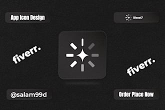 modern and professional app icons and logo for your mobile app
