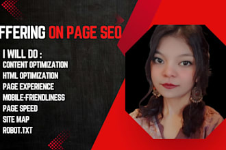 optimize on page SEO and fix technical optimization for better rankings