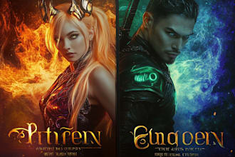 illustrate dark romance book cover, erotica, horror, fantasy