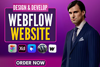 design develop webflow website, webflow expert, figma to webflow developer