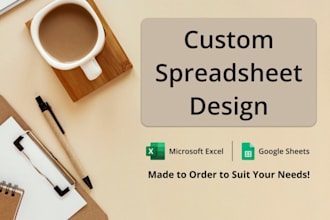 create custom professional excel and google spreadsheet dashboard,budget planner