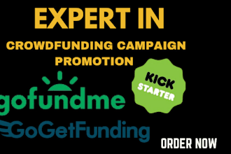 promote your kickstarter, indiegogo, and gofundme to attract real donors