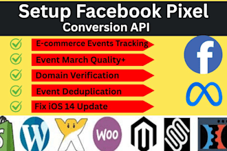 set up facebook pixel , meta pixel, conversion API with taggrs,stape via GTM