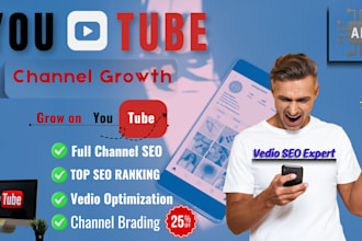 do youtube channel SEO and video optimization for top position in search results