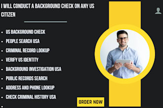 conduct a background check on any us citizen