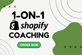 shopify consultant shopify coach dropshipping mentor shopify expert manager