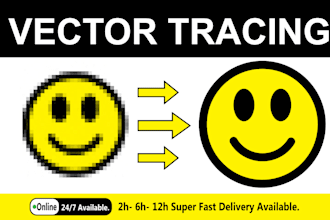 do vectorize image, logo, icon to ai, eps, svg, pdf files