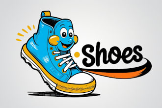 do shoes wings mascot logo for your company