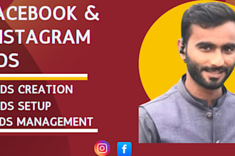 set up facebook and instagram ads campaign for your business