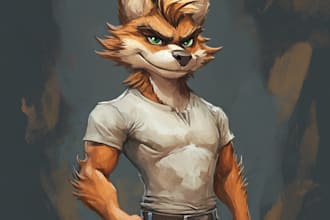 draw your fursona, furry art or anthro character