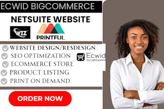design ecwid bigcommerce pod store plumber website netsuite using caligo wix