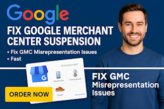 fix google merchant center suspension fix gmc misrepresentation issues fast