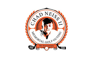 design memorial golf outing logo