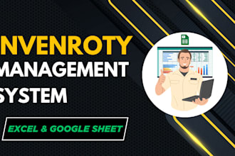 create a dynamic excel or google sheet inventory management
