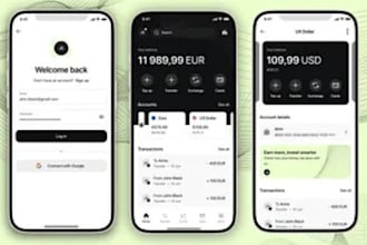develop fintech app p2p payment app neobank app crypto wallet app loan app